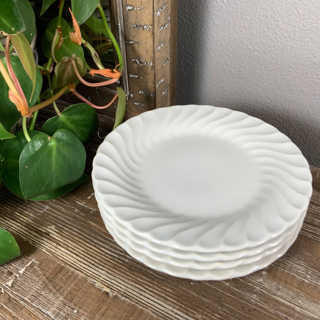 Five 5 Sheffield 6 BONE WHITE Ironstone Bread and Butter - Etsy | Etsy (US)