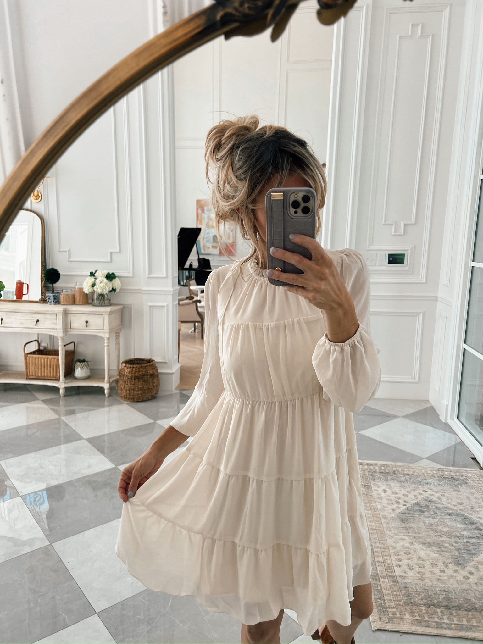 This dreamy tiered dress is perfect for spring 💐✨ Style it with sandals or heels for spring—so versatile and chic. Linked all the details on my LTK! #LTKStyle #EffortlessOutfits

#LTKStyleTip