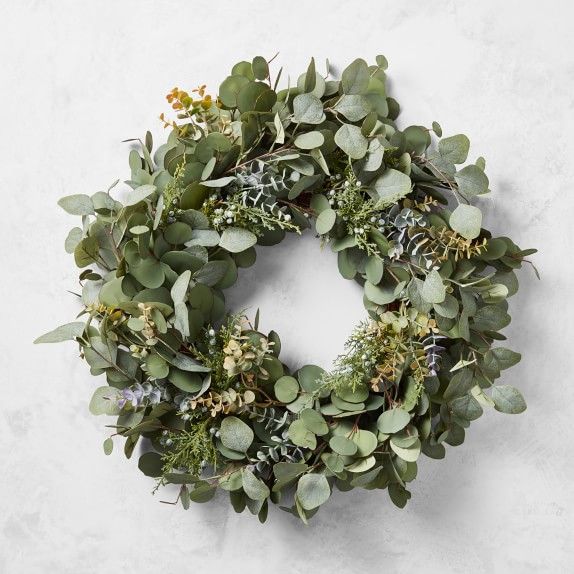 Jeff Leatham Sonoma Winter Faux Wreath | Williams-Sonoma