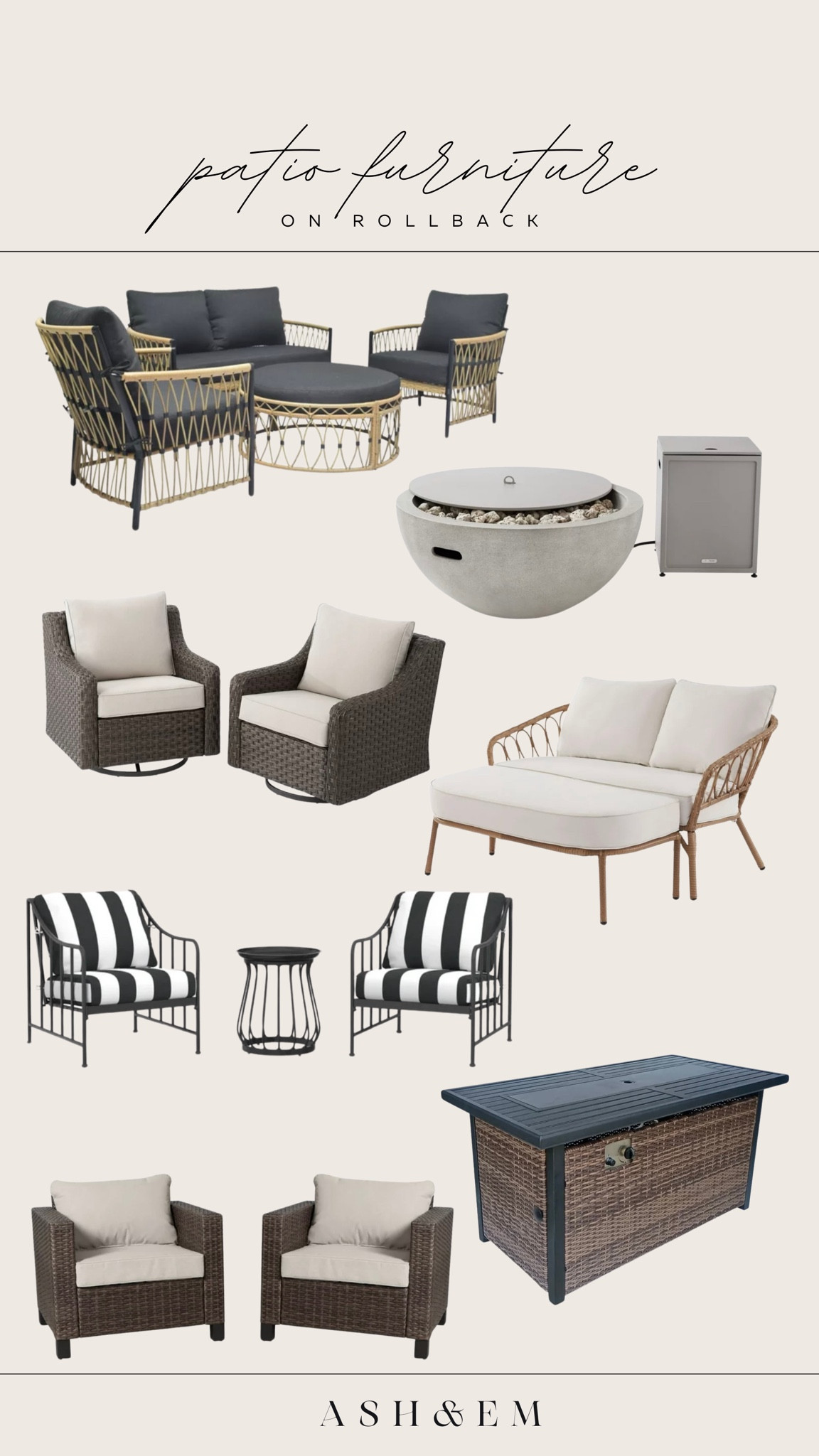 Patio furniture on sale right now!! 

#LTKSeasonal #LTKSaleAlert #LTKHome