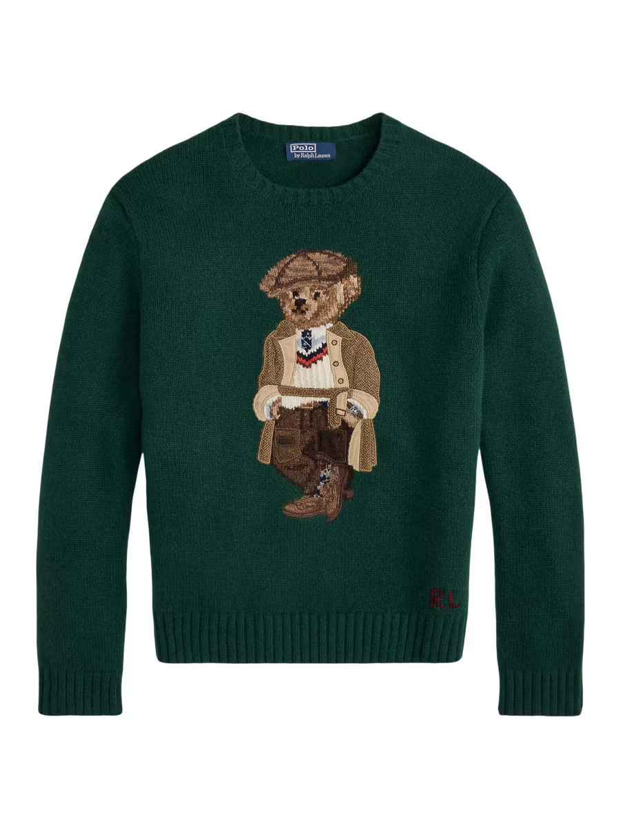 Polo Bear Wool-Cashmere Crewneck Sweater | Saks Fifth Avenue