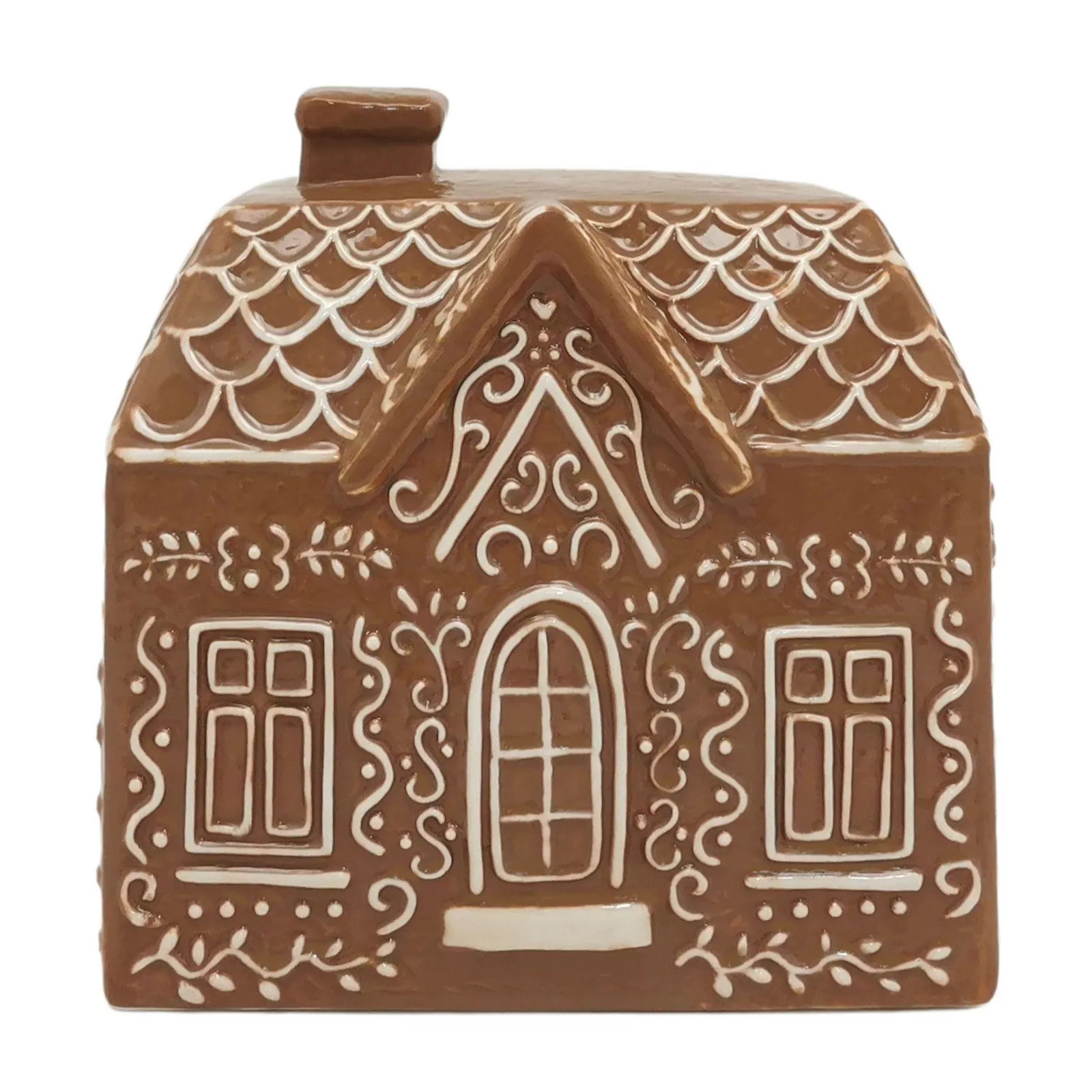 St. Nicholas Square® Ceramic A-Frame Gingerbread House Table Decor, Brown | Kohl's