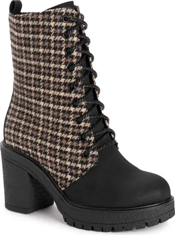 MUK LUKS Riser Jazz Faux Fur Lined Bootie | Nordstrom | Nordstrom