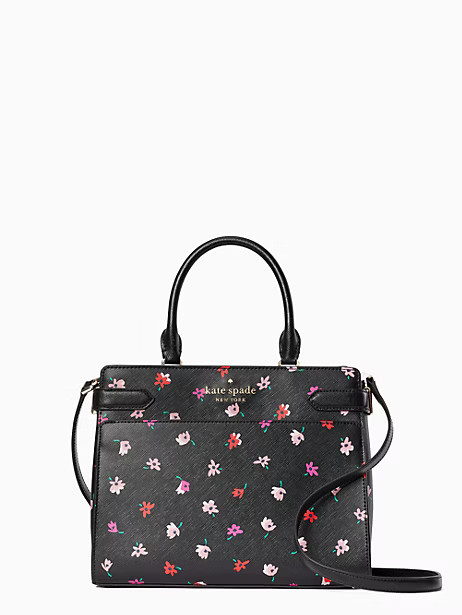 staci ditsy buds medium satchel | Kate Spade Outlet