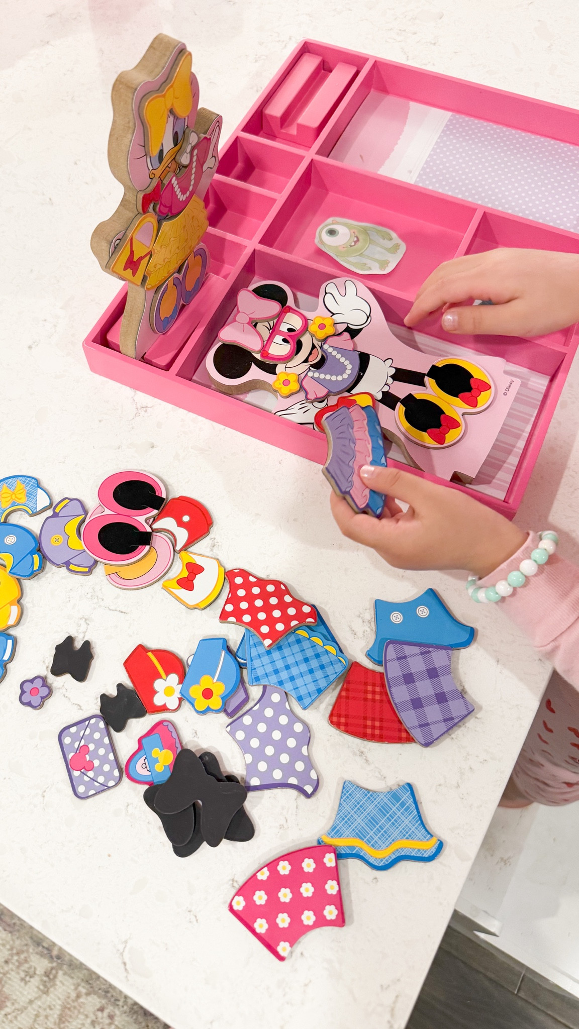 MAGNETIC WOODEN DOLLS! 

Melissa & Doug Disney Minnie Mouse and Daisy Duck Magnetic Dress-Up Wooden Doll Pretend Play Set! 

#LTKKids #LTKHoliday #LTKGiftGuide