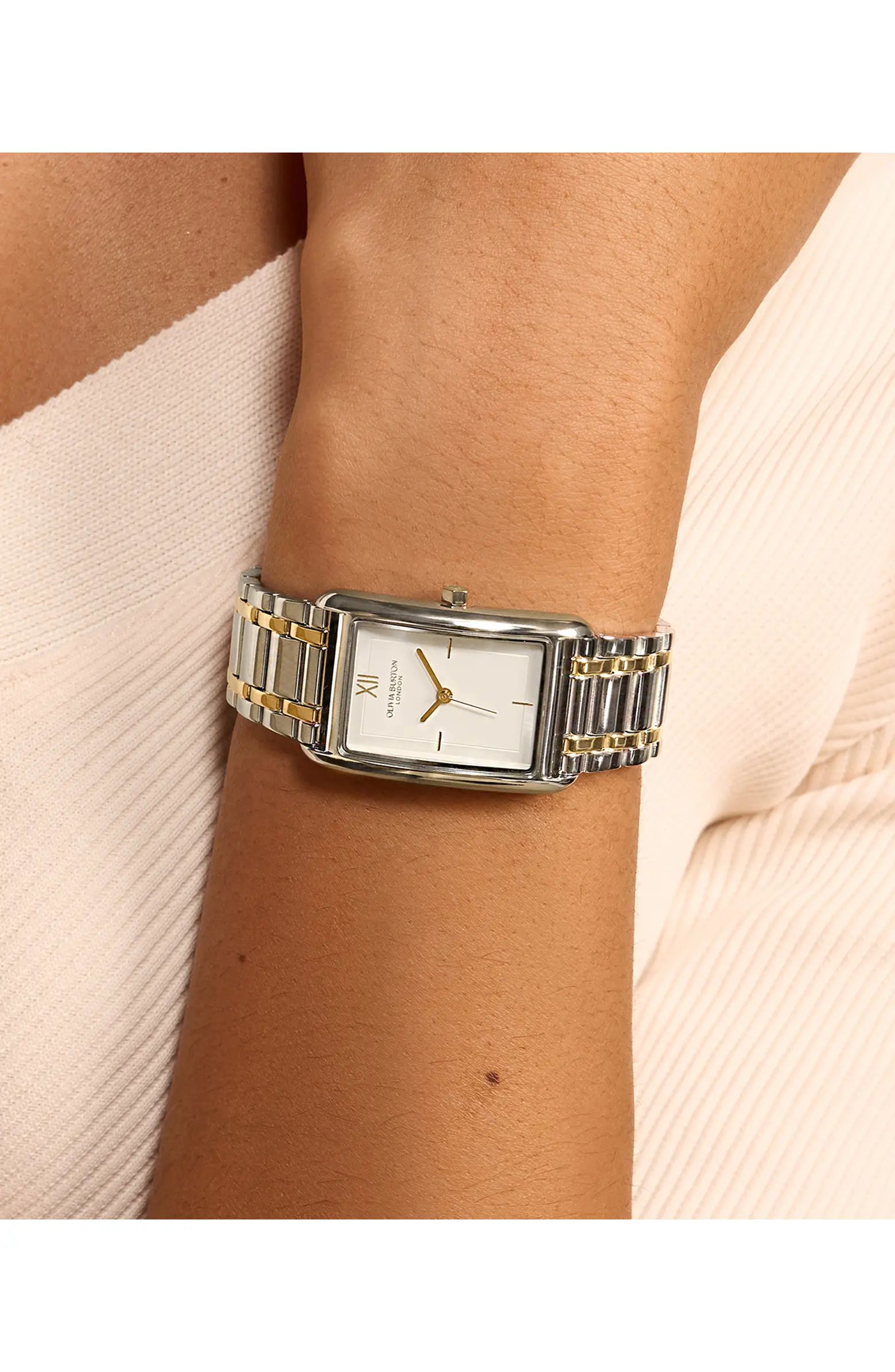 Olivia Burton Grove Rectangular Bracelet Watch, 23mm | Nordstrom | Nordstrom