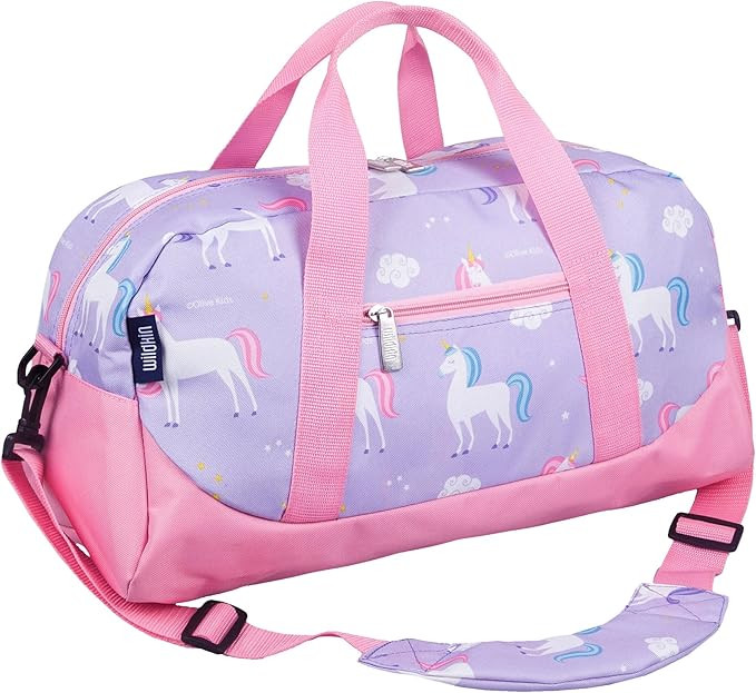 Wildkin Kids Overnighter Duffel Bag – Carry-On Size, Ideal for School & Sleepovers – Unicorn | Amazon (US)