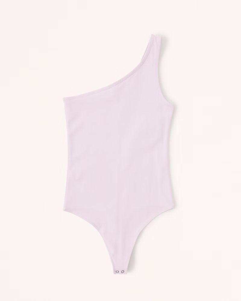 Women's One-Shoulder Essential Bodysuit | Women's Tops | Abercrombie.com | Abercrombie & Fitch (US)