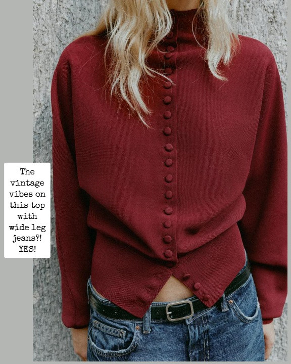 Hello vintage!  Loving this top for fall! 

 #LTKSeasonal #LTKOver40 #LTKWorkwear