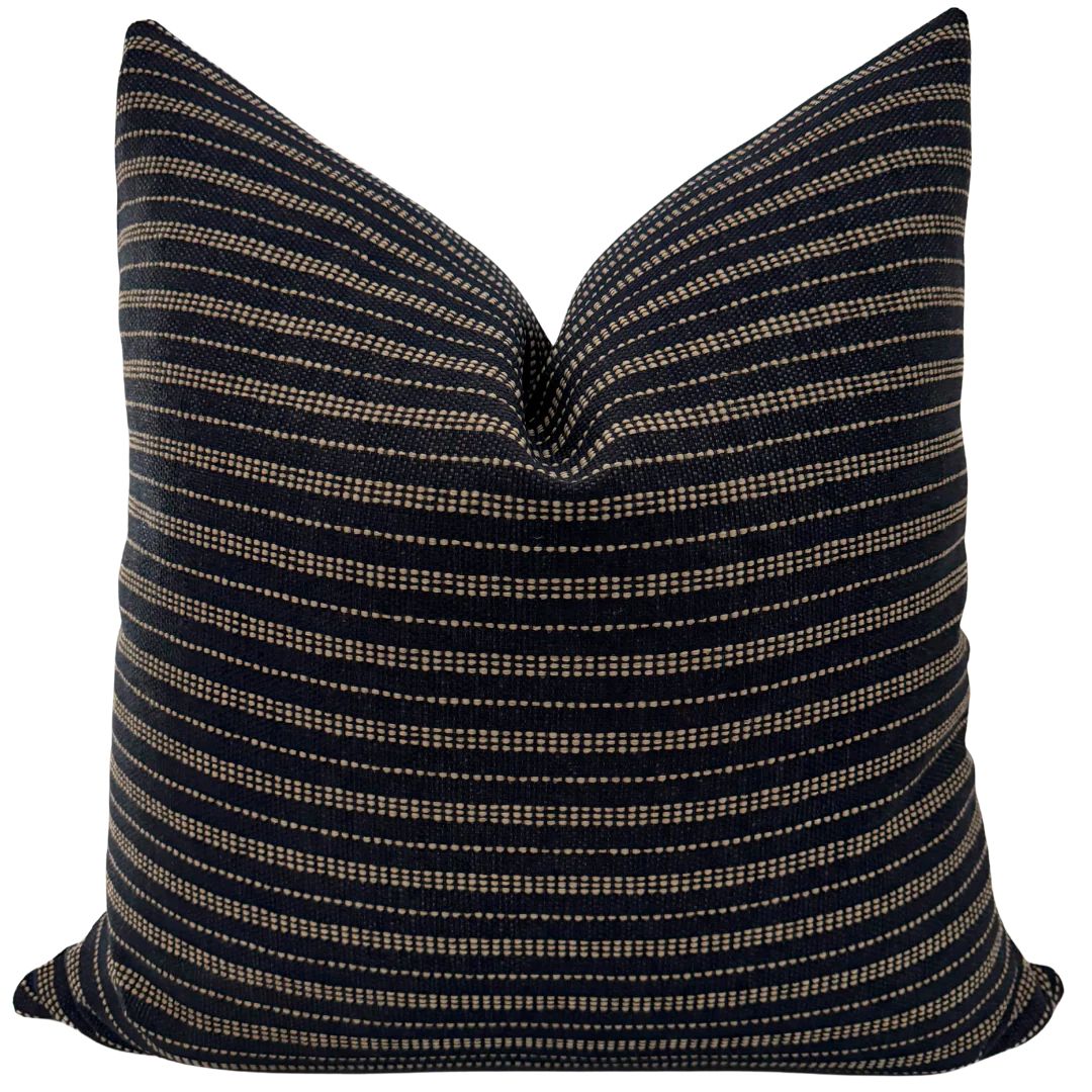 Jute Stripe Pillow Cover | Hackner Home (US)