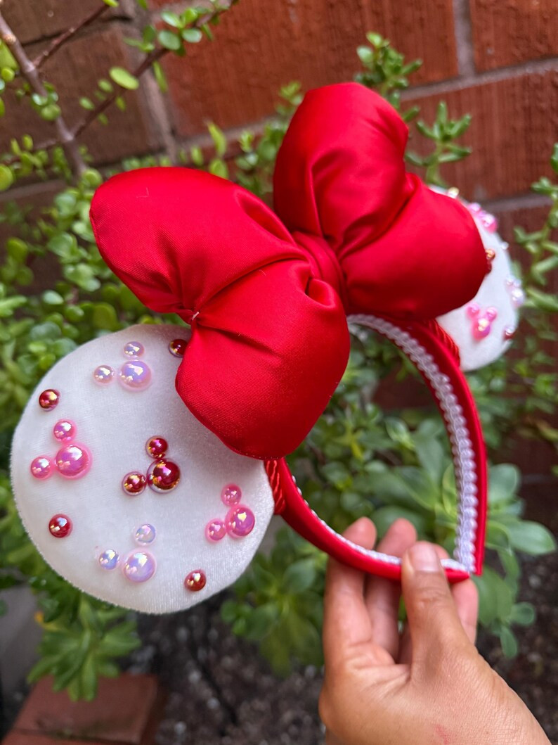 Mickey Valentine’s Day Ears - Etsy | Etsy (US)