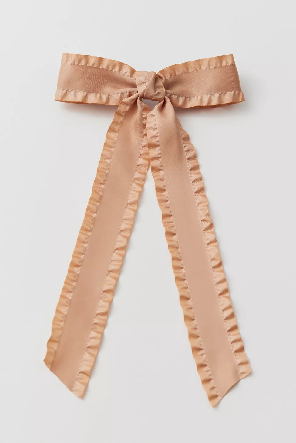 Lettuce-Edge Hair Bow Barrette | Urban Outfitters (US and RoW)