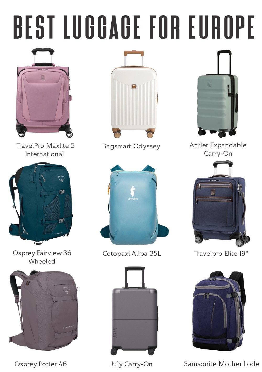 If you’re looking to travel carry on to Europe, here are the best luggage options for a Europe - all shared by our community! 

#TravelLuggage #bestsuitcasebrands #luggageforinternationaltravels #europegear #europeluggage #interntionalcarryonluggage #travelsuitcase #carryonsuitcase


#LTKTravel