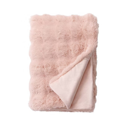 Bubble Faux Fur Throw Blanket | Target