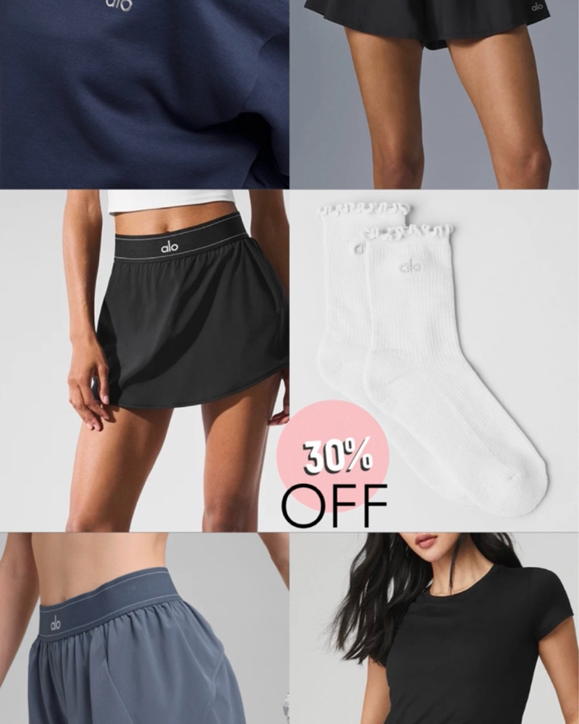 A sale not to miss!! 
My favorite workout short!! I wear size XS 
The skort is a top fav too. 
Alo yoga. 30% off

#LTKmomlife #LTKSeasonal