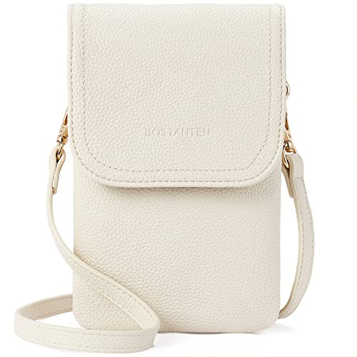 BOSTANTEN Vegan Leather Crossbody Bags for Women Designer Cell Phone Bag Wallet Purses Adjustable... | Amazon (US)