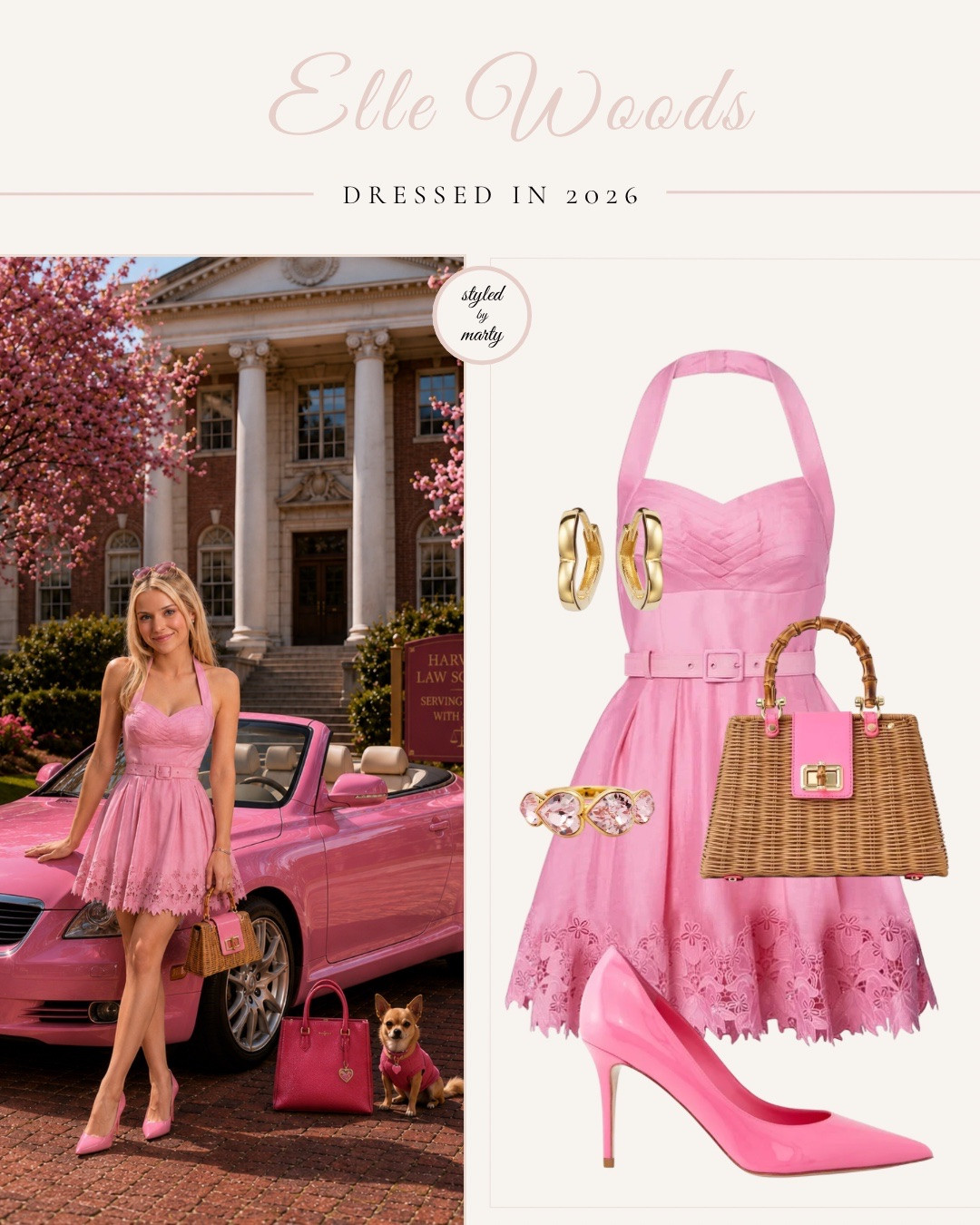 💗✨ If Elle Woods lived in 2026.. this is exactly what I'd style her in.


Legally blonde, Elle woods, Elle woods style, feminine style, feminine outfit, pink outfit, pink fashion, pink dress, summer outfit, summer fashion, girly outfit, romantic style, 2000s style, 2000s vibes, preppy outfit, pink shoes, pink pumps, luxury fashion, party outfit

#LTKsummer #LTKpartywear #LTKstyletip