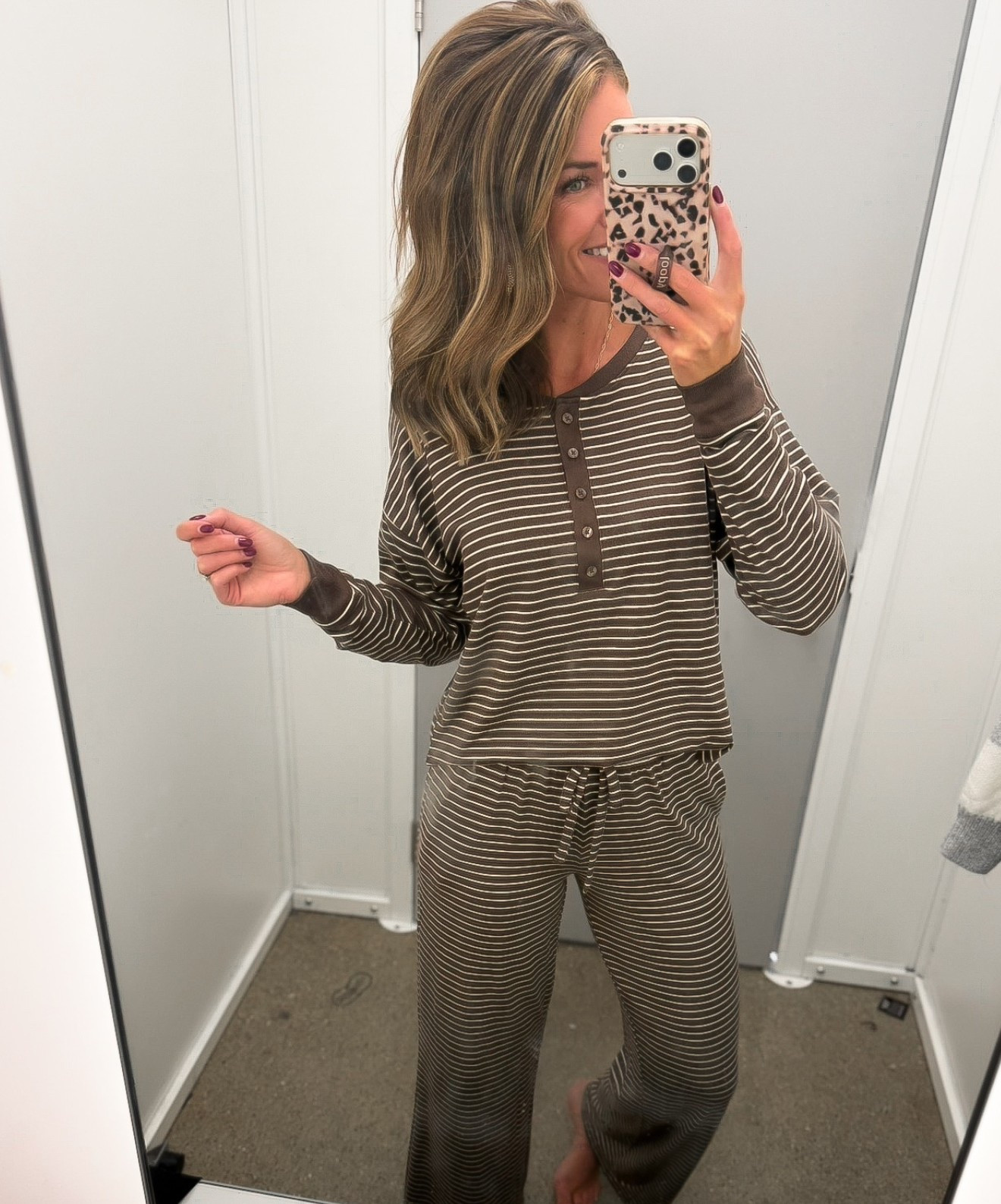 New pjs at Walmart. If you haven’t tried this line you need to. Great quality, affordable price points. 
Wearing size small in both pieces

#LTKOver40
