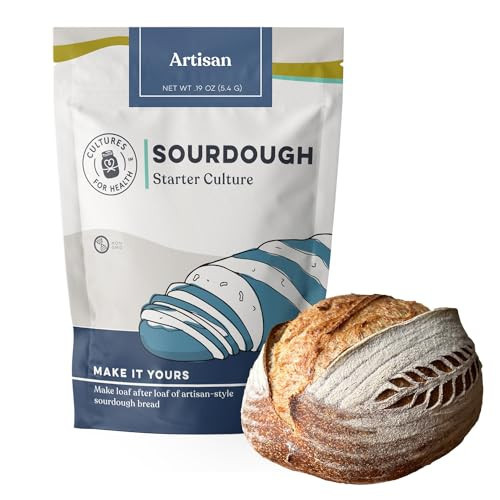 Artisan Sourdough Starter Culture | Dehydrated Sourdough Starter for Bread Baking | Unbleached Rye Flour | Perfect for Beginners and Experienced Bakers | Gluten Sourdough Culture | Buy Sourdough Starter Online | Cultures for Health | Amazon (US)