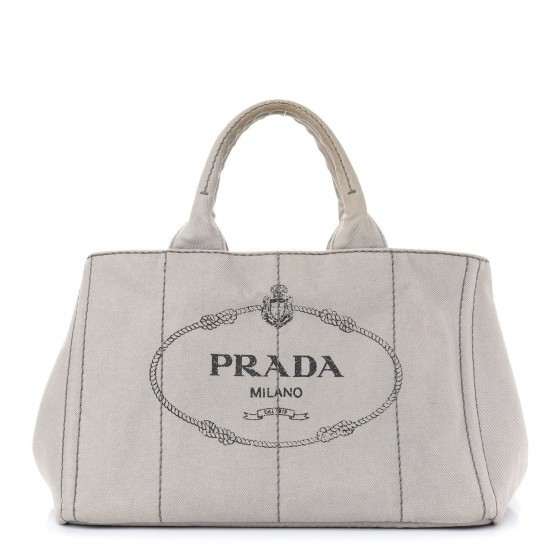 PRADA

Denim Canapa Logo Tote Nube | Fashionphile