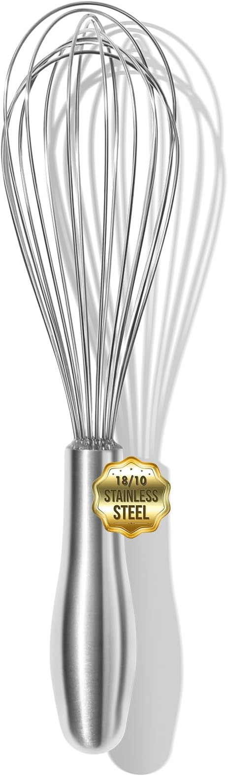 18/10 Stainless Steel Whisk, Ergonomic Handle, Dishwasher Safe Metal whisk, Professional Whisk fo... | Amazon (US)