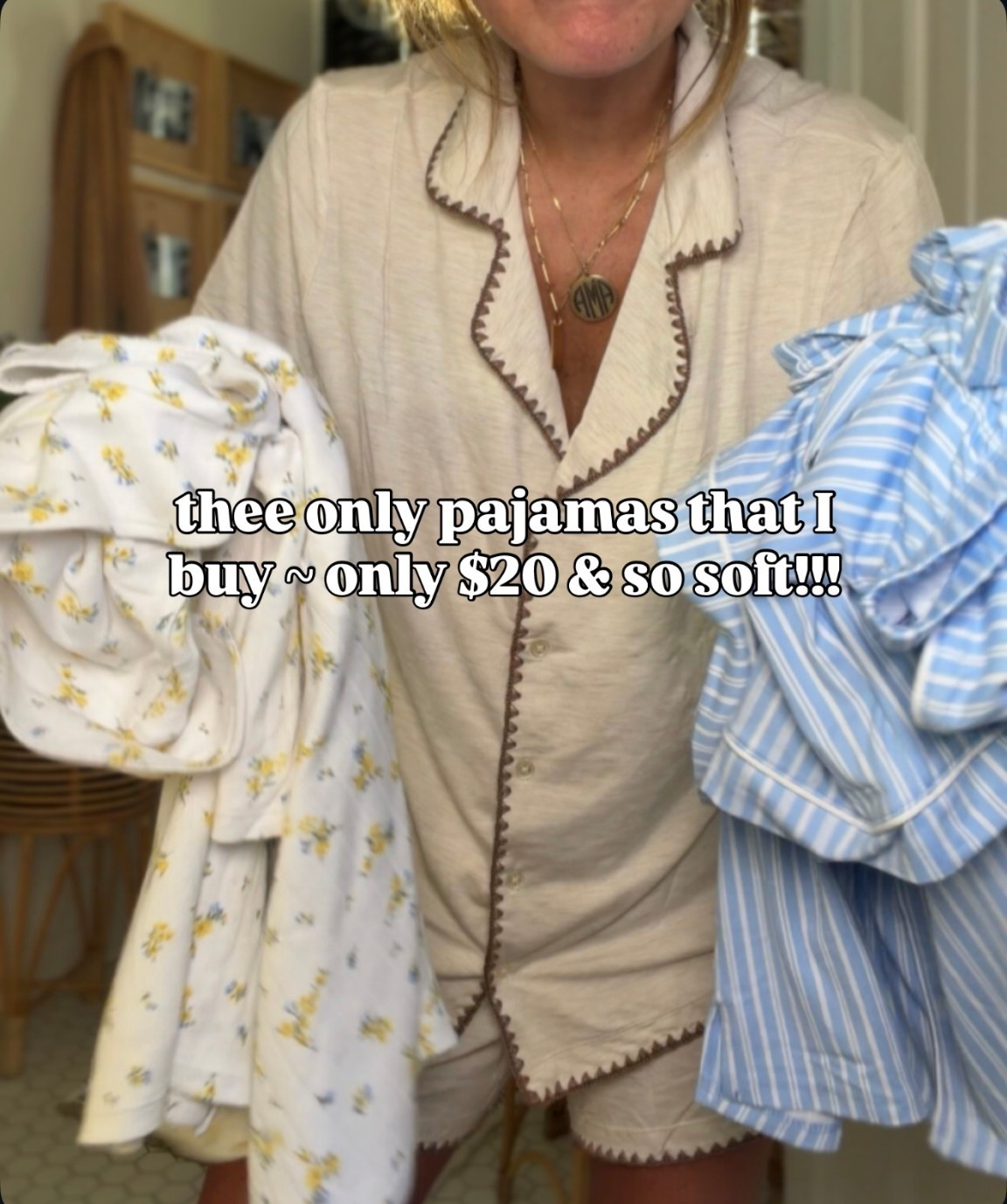 Best $20 pajamas!! 
Wearing size medium. 

#LTKPetite #LTKOver40 #LTKmomlife