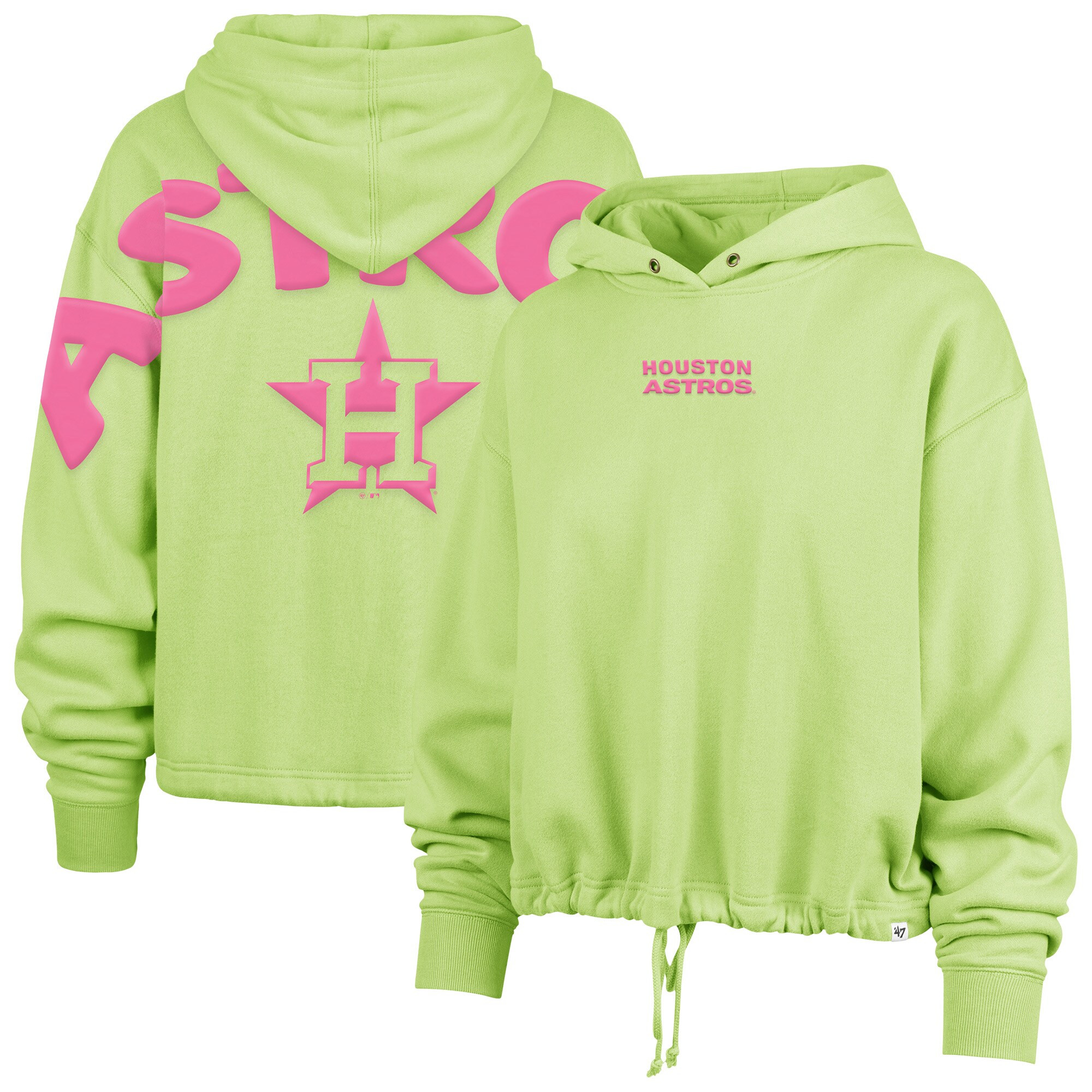 Women's Houston Astros '47 Green Bright Side Venice Pullover Hoodie | MLB Shop
