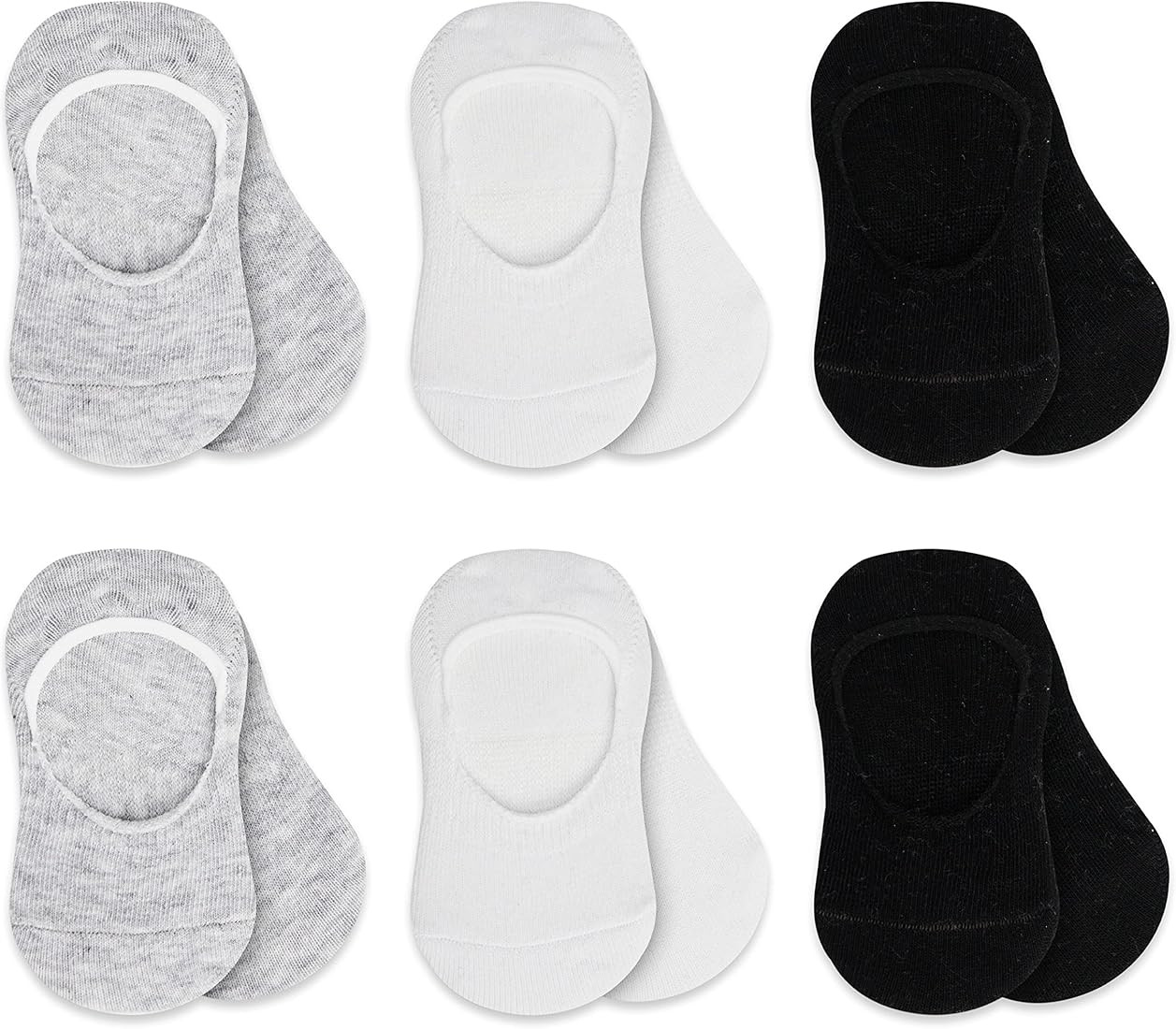 bistyle Baby No Show Socks 6 Pairs | Newborn Infant Toddlers Socks Anti-Allergic Cotton | Kids Bo... | Amazon (US)