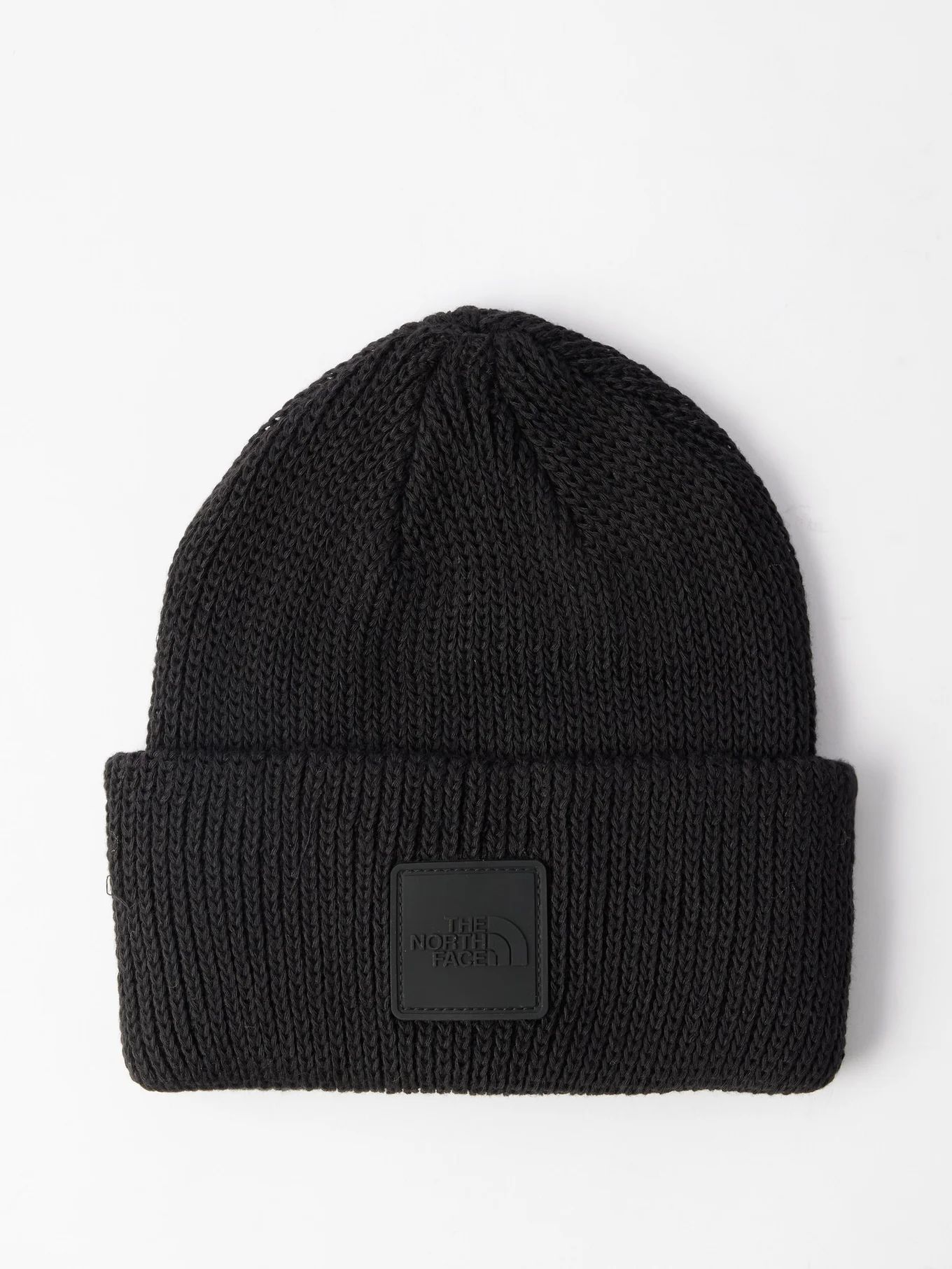 Explore logo-plaque ribbed-knit beanie | Matches (UK)