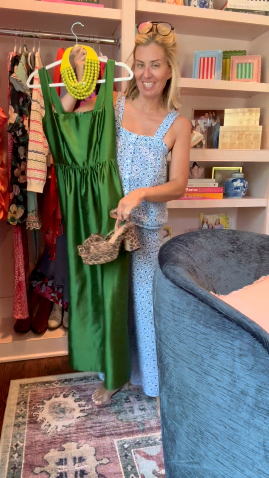 I’m starting to think about LTK Con in a couple of weeks and I need yalls help! What do yall think?? Can I wear the same dress??

Sizing - 
Quince dress - xs
Cleobella dresses - small
Hill House dress - small
Denim Top - xs
Sweater - xs 
Green Dress - xs
Heels - 8 tts 

*Code CBMIX15 at Cleobella

#LTKdayinmylife #LTKmomlife #LTKSeasonal