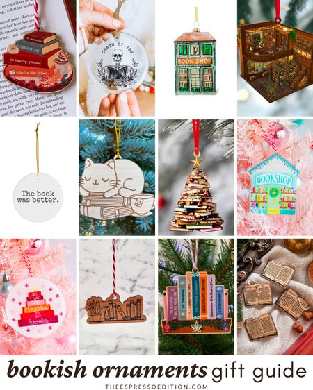 Who loves cute and creative ornaments as much as I do? ✨ These fun, bookish ornaments are all from Etsy and they’re just too gorgeous for words 😍 Such perfect stocking stuffers! 🎄



#LTKHoliday #LTKGiftGuide #LTKSeasonal