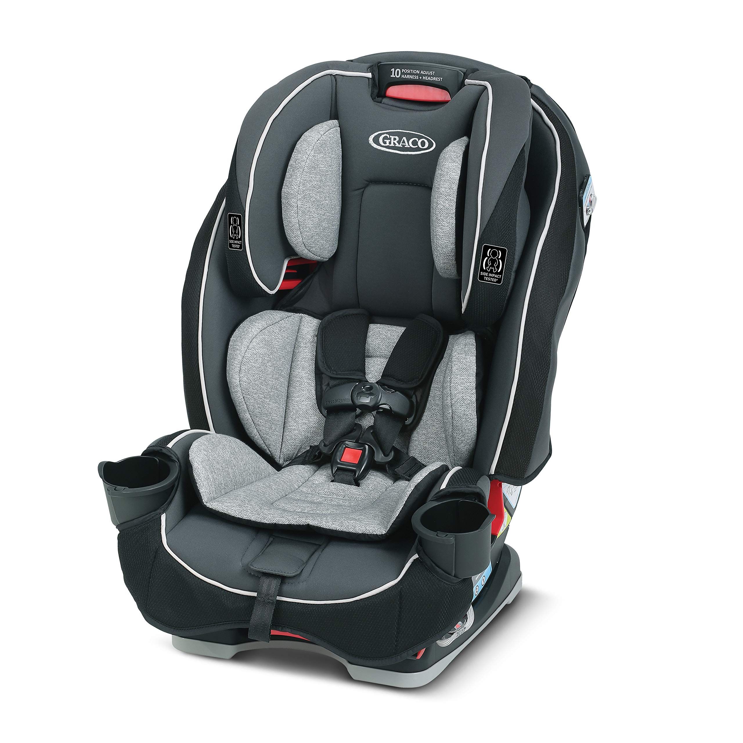 Graco SlimFit 3 in 1 Car Seat -Slim & Comfy Design Saves Space in Your Back Seat, Darcie, 1 Count... | Amazon (US)