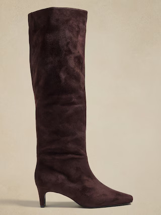 Vegan Tall Slouch Boot | Banana Republic Factory