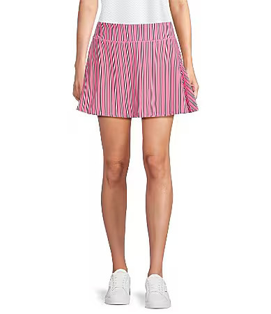 Addison Bay Stripe Flounce Skort - S | Dillard's