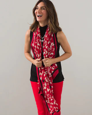 Leopard Love Oblong Scarf | Chico's