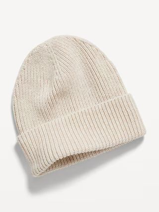 Gender-Neutral Rib-Knit Beanie Hat for Adults | Old Navy (US)