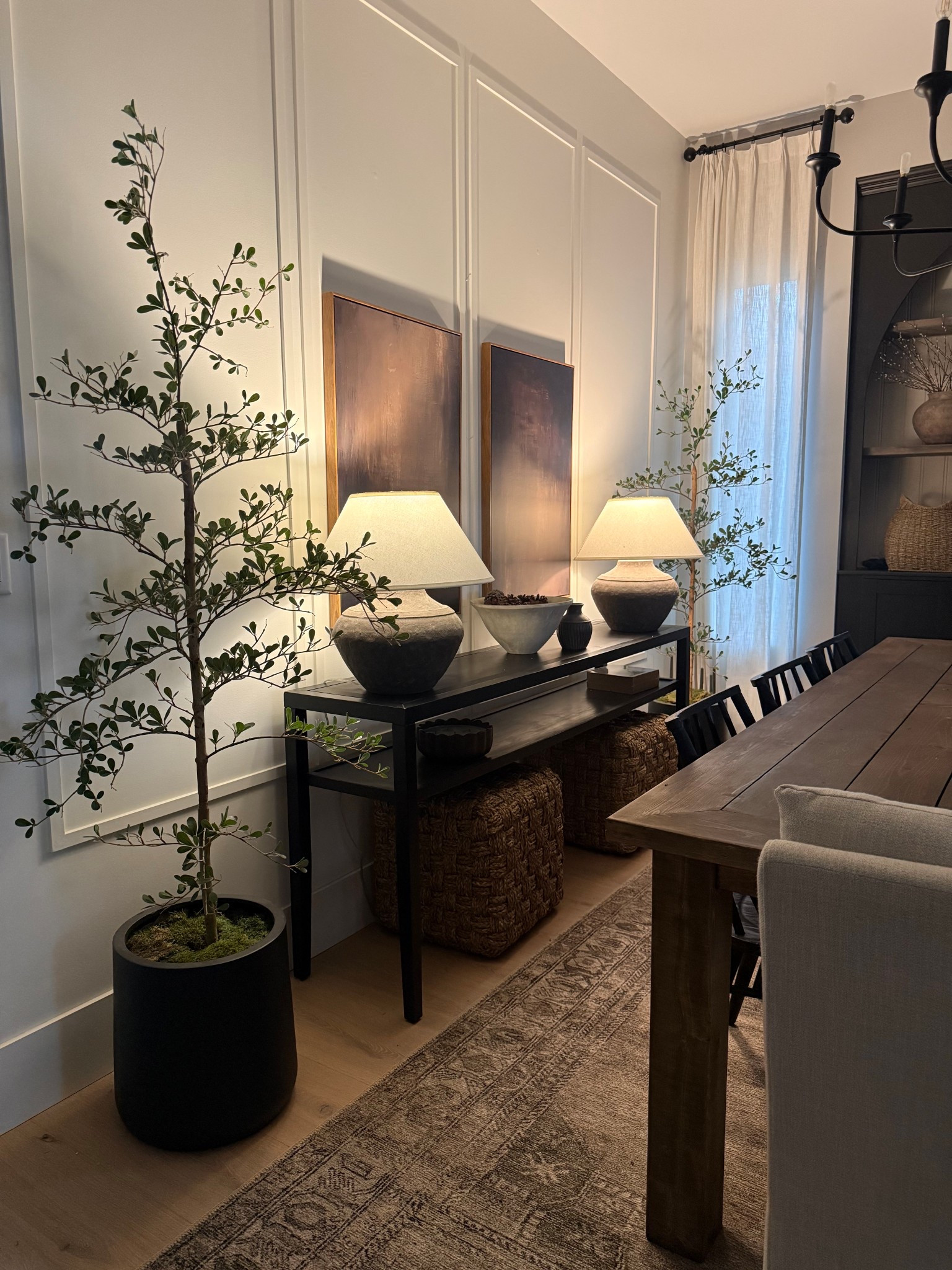 Walmart SALE alert : the black olive trees are on a flash deal right now. 
I love the light and airy look of these! 