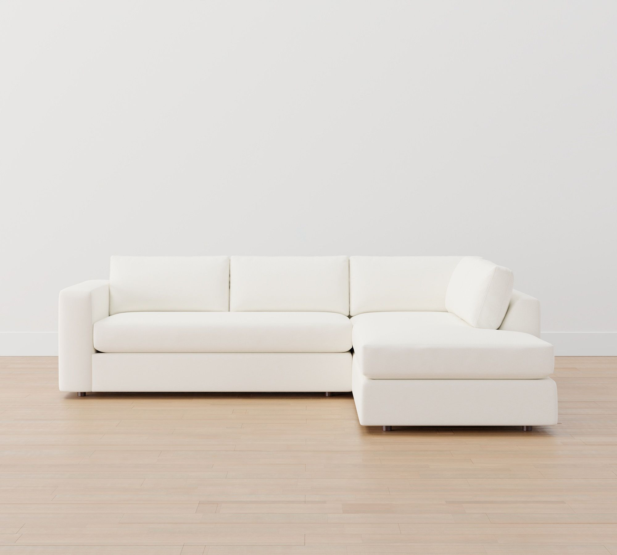 Carmel Wide Arm Return Bumper Sectional (113"&ndash;125") | Pottery Barn (US)
