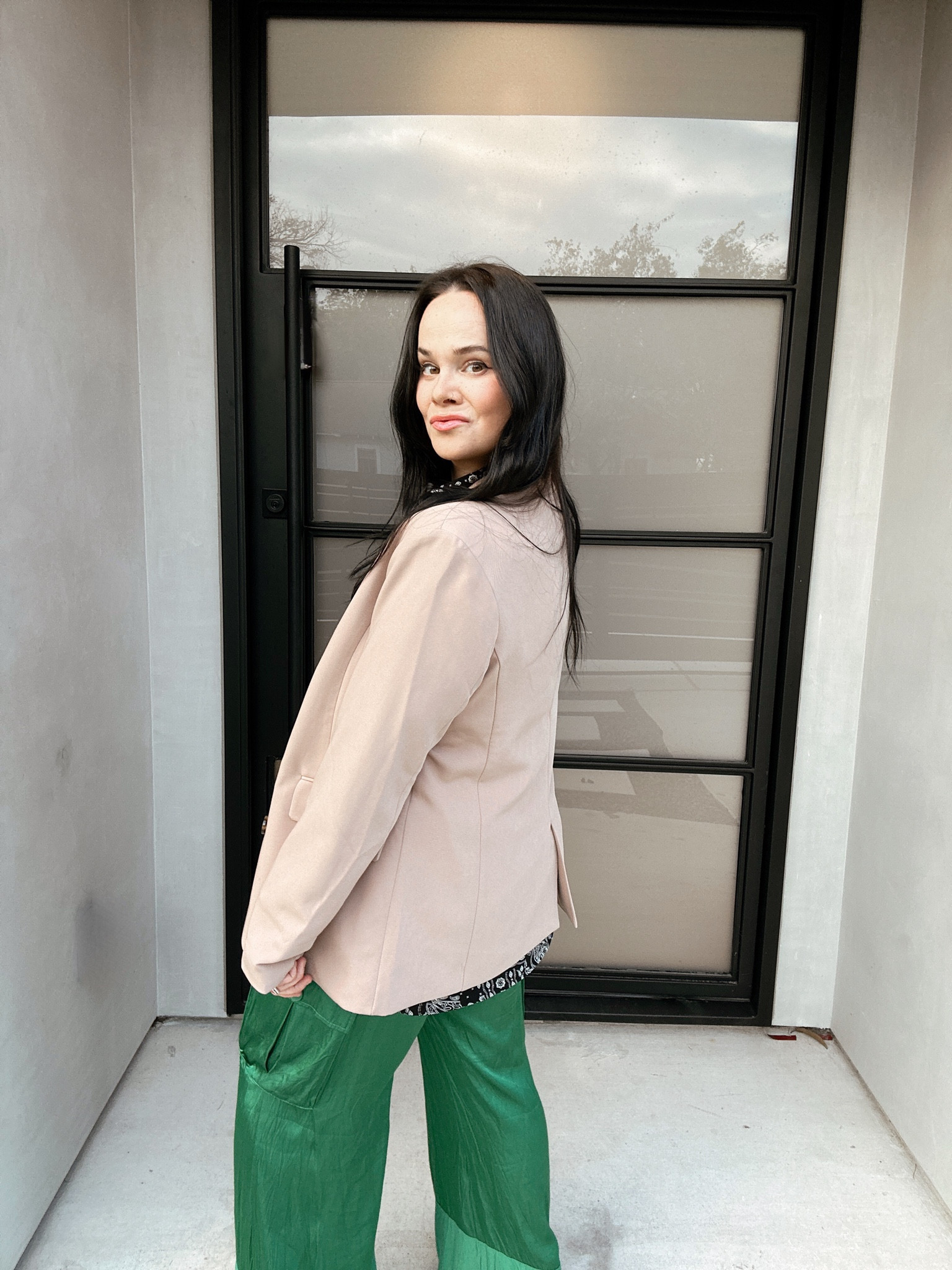 These satin cargo pants are effortlessly cool and so versatile. They can be dressed up or down and turn heads while feeling like pajamas. It’s a win! I’m 5’6 and 169 lbs and size L fit perfect.

#LTKstyletip #LTKcurves #LTKworkwear