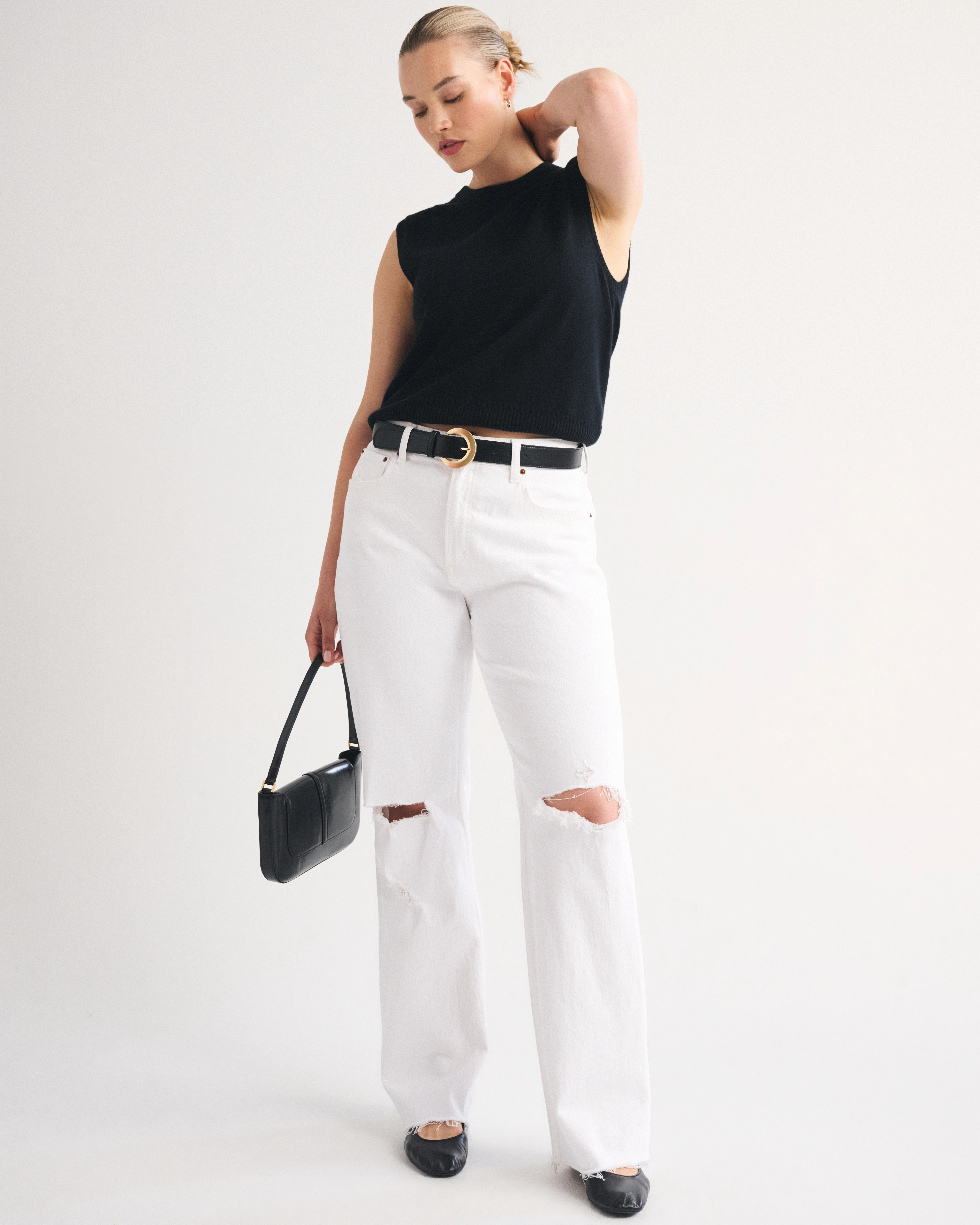 Curve Love High Rise 90s Relaxed Jean | Abercrombie & Fitch (US)