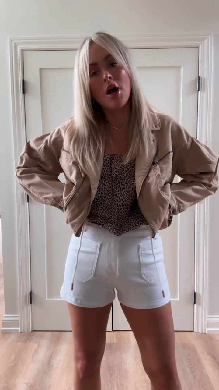 Spring outfit from Anthro! Best shorts ever selling quickly! - I have these styles in the jeans too! Use: LAUREN20 

Spring outfit. Work outfit. Date night. Vacation outfit. Anthro. Resort wear.

#LTKSeasonal #LTKstorytime #LTKSaleAlert
