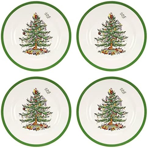 Spode Christmas Tree Salad Plates, Set of 4 | Amazon (US)