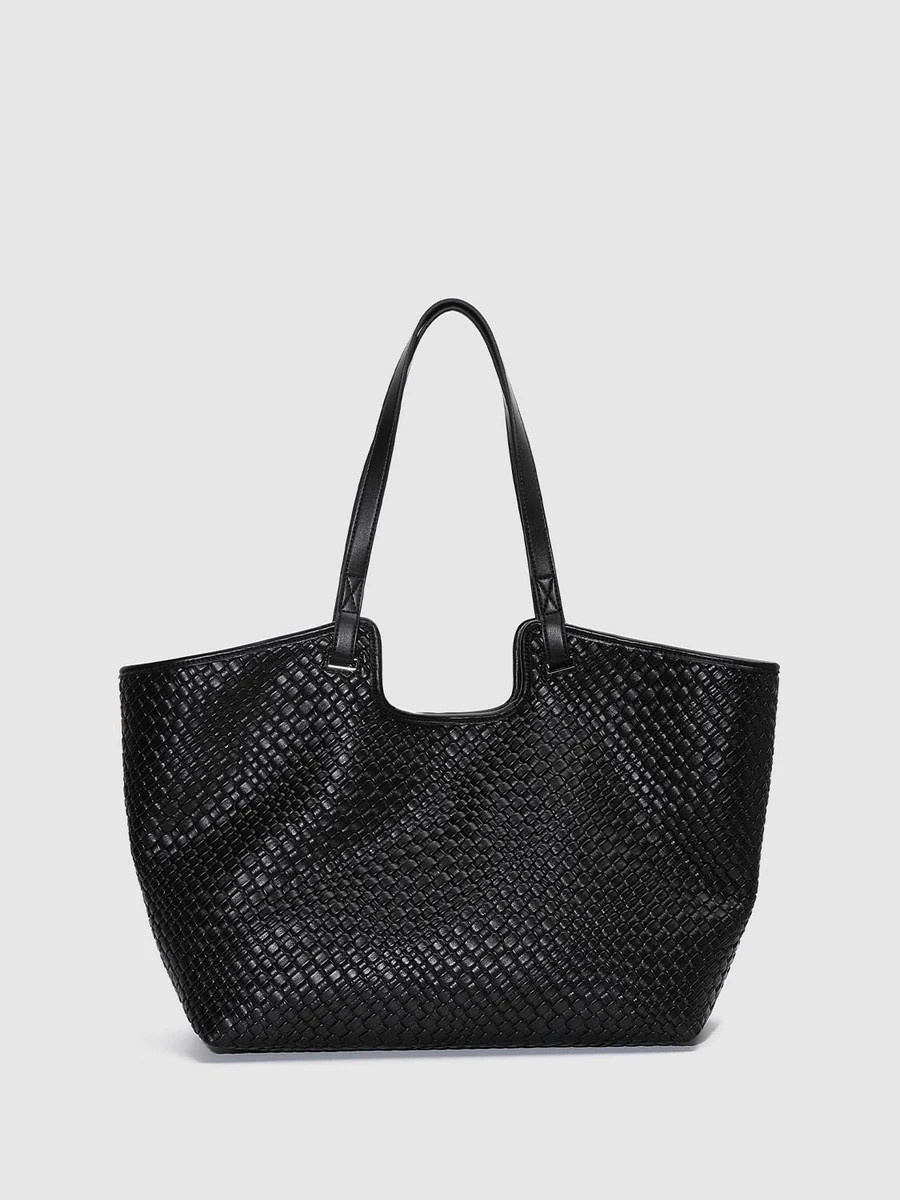 Striped Oversize Tote Shoulder Bags | Urban Revivo