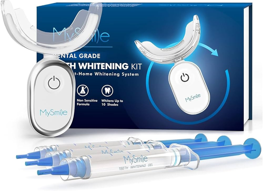 MySmile Teeth Whitening Kit for Sensitive Teeth with LED Light, 10 Min Non-Sensitive Fast Tooth W... | Amazon (US)