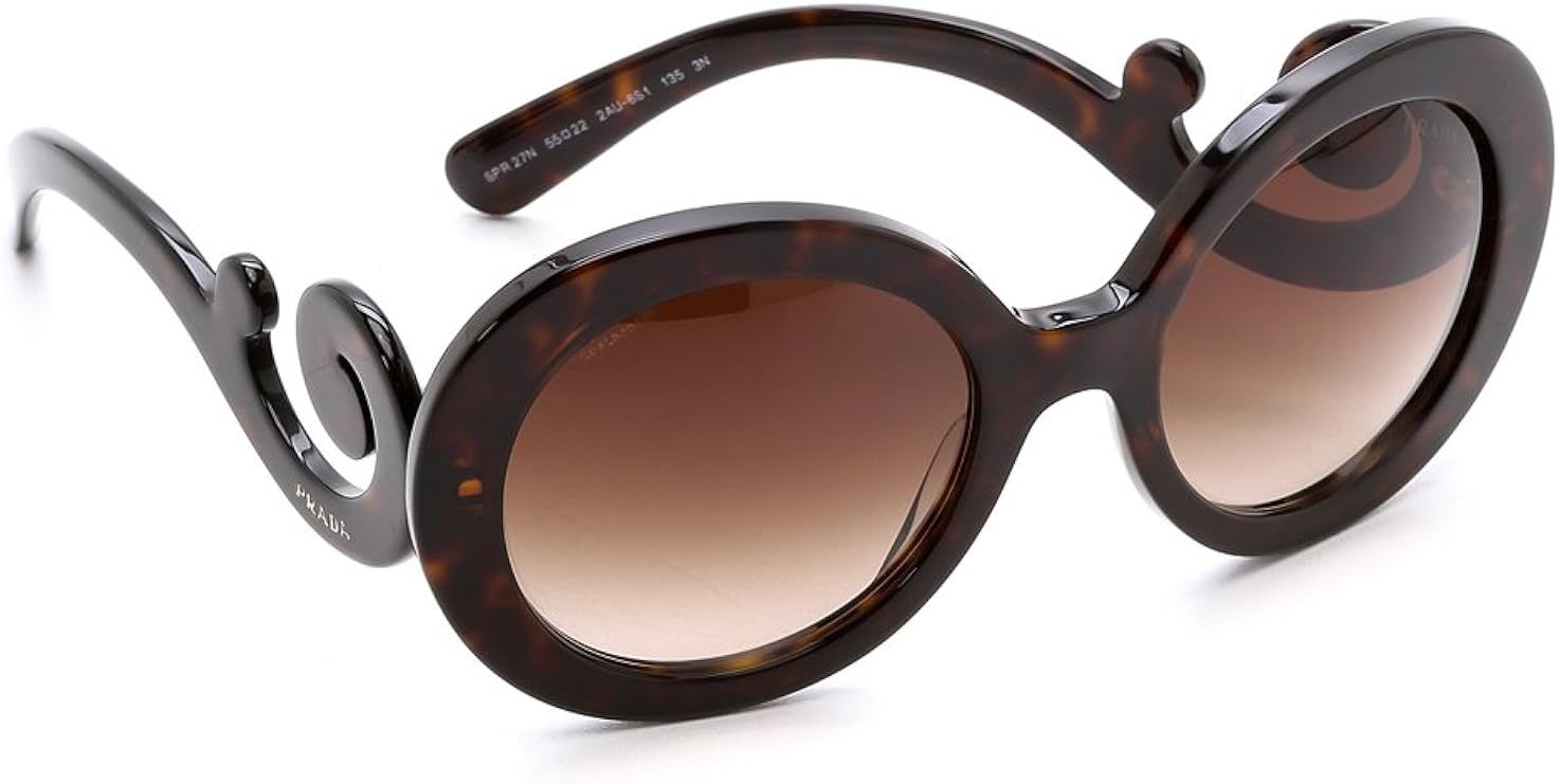 Prada Women's Round Sunglasses | Amazon (US)