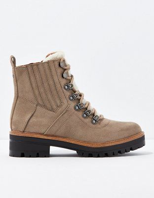 AE Fur-Tongue Hiking Boot | American Eagle Outfitters (US & CA)