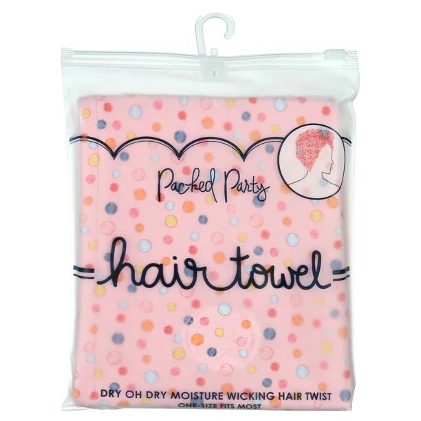 Packed Party Dry Oh Dry Moisture Wicking Hair Towel - Walmart.com | Walmart (US)