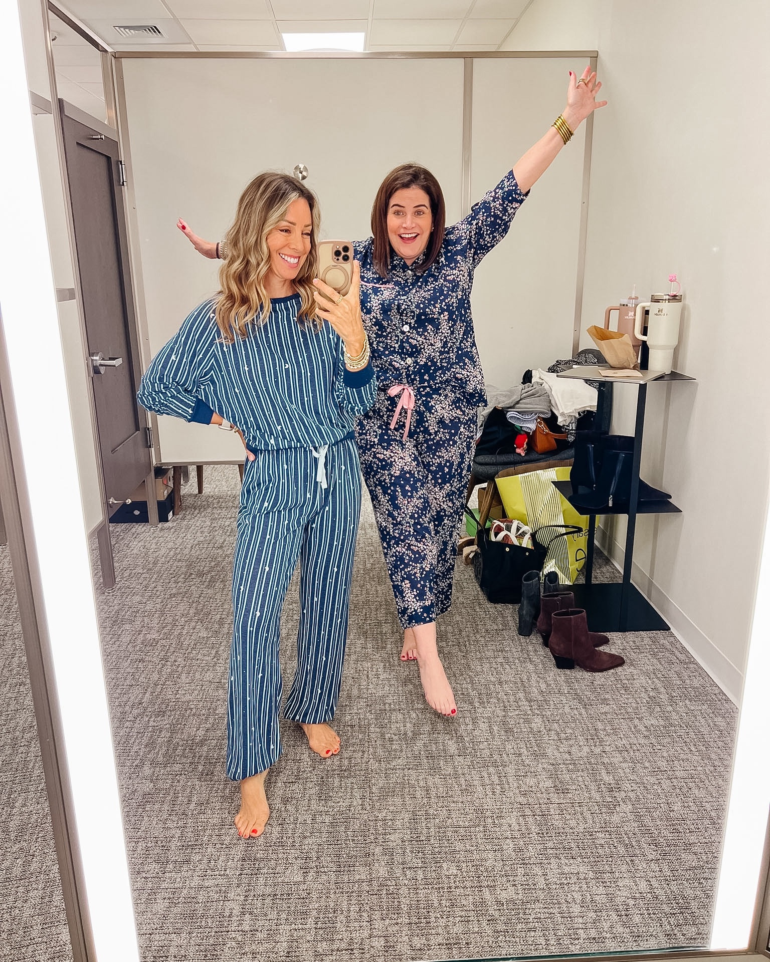 Nordstrom Anniversary Sale 

Comfy Pajamas

Megan Pajamas Fit: XS

Ali-Shaun Pajamas Fit: Large, but she prefers a Medium

#LTKselfcare #LTKSaleAlert #LTKHome