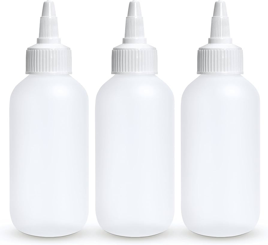 BRIGHTFROM Condiment Squeeze Bottles - 4 OZ Squirt Empty Bottles, Twist Top Cap, Leak Proof - Gre... | Amazon (US)