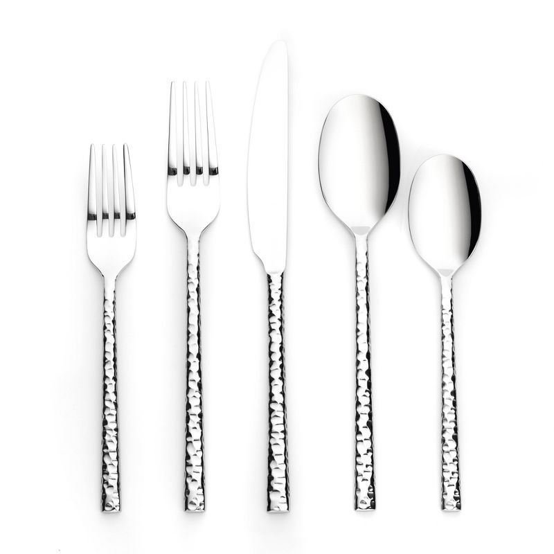 20pc Stainless Steel Marsio Hammered Silverware Set - Project 62&#8482; | Target